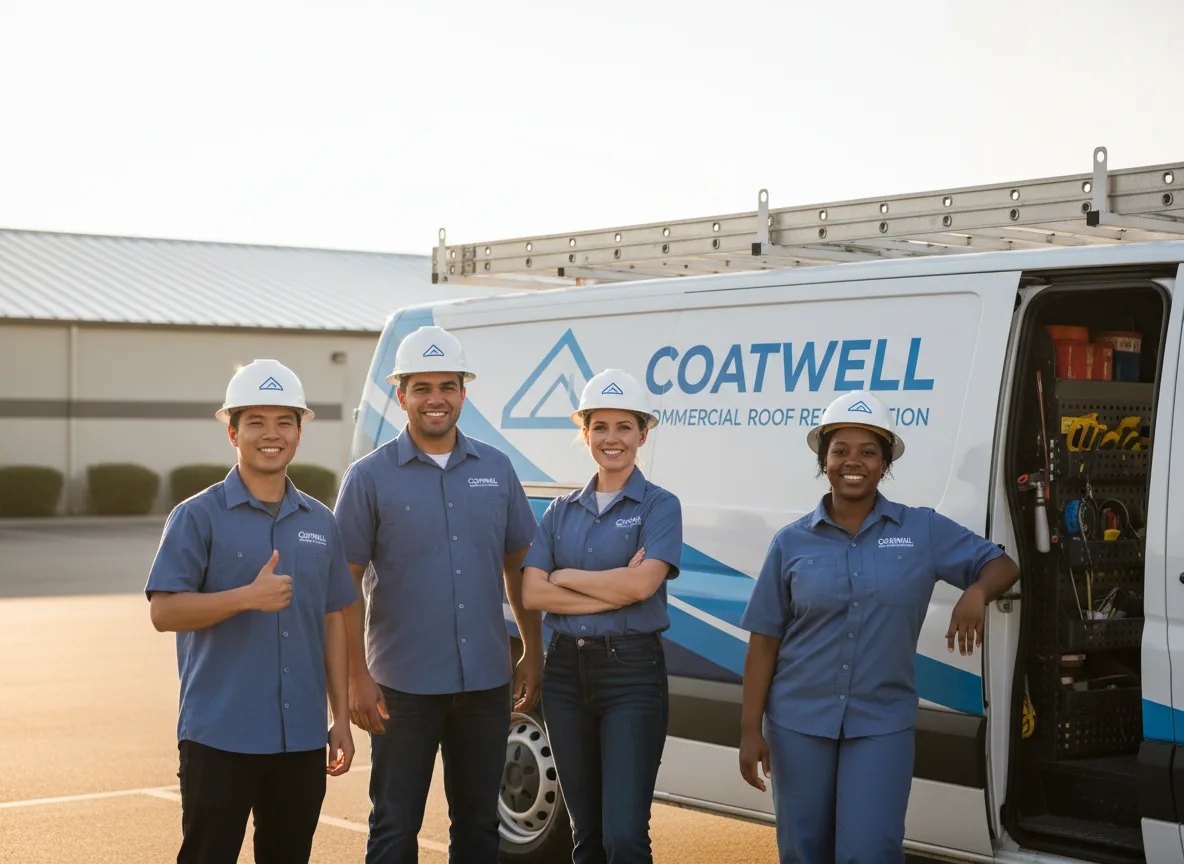 Commercial roof coating company in Marland, OK